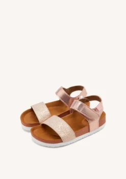 CHANCLAS DE SUELA BIO EN COBRE PARA NIÑA MOERS