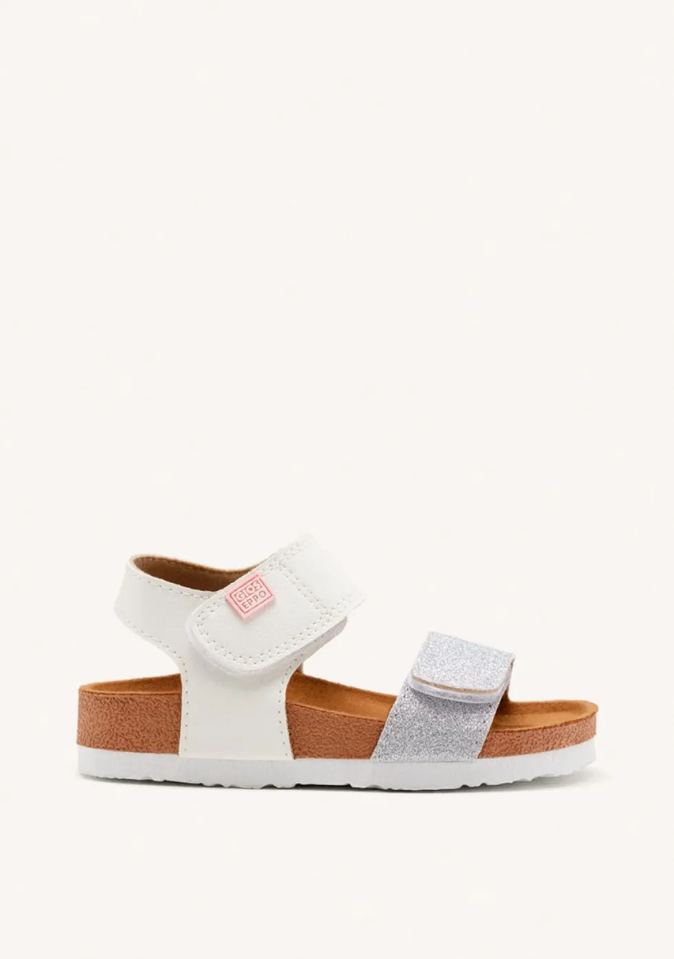 CHANCLAS ESTILO BIO PLATEADAS PARA NIÑA JABBEKE