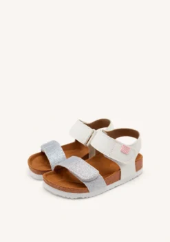 CHANCLAS ESTILO BIO PLATEADAS PARA NIÑA JABBEKE