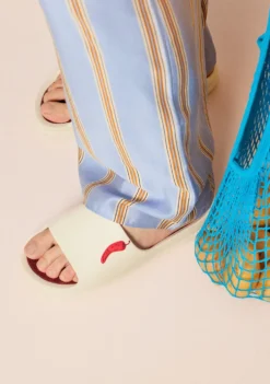 CHANCLAS TIPO PALA ESTAMPADO CHILLIES NAVARINO
