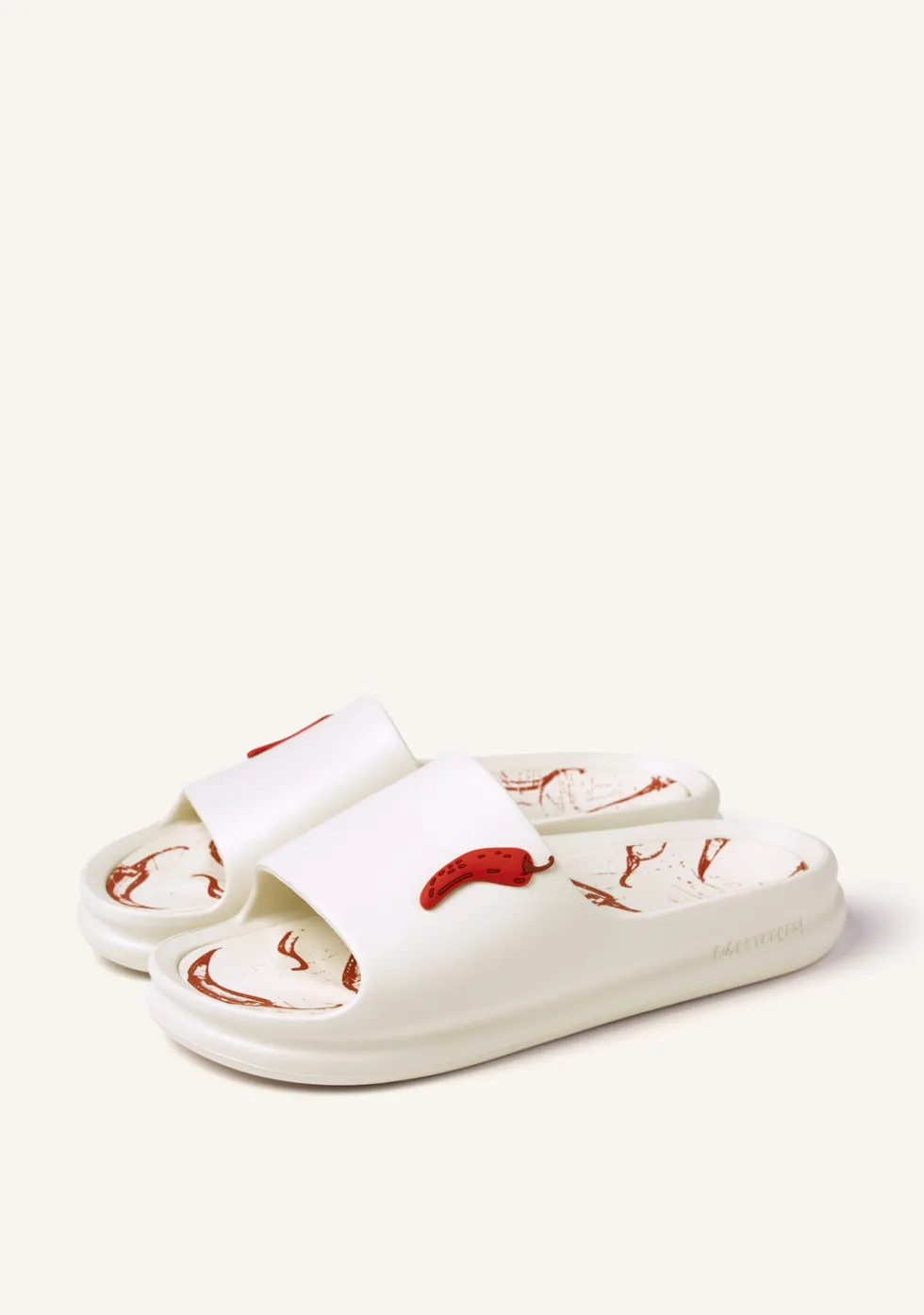 CHANCLAS TIPO PALA ESTAMPADO CHILLIES NAVARINO