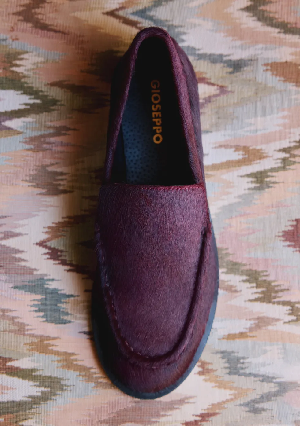 MOCASINES BURDEOS PIEL