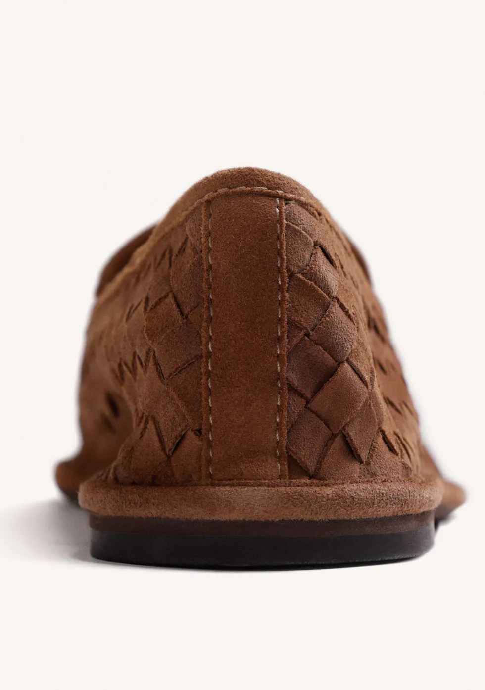 MOCASINES CAMEL PIEL TRENZADA
