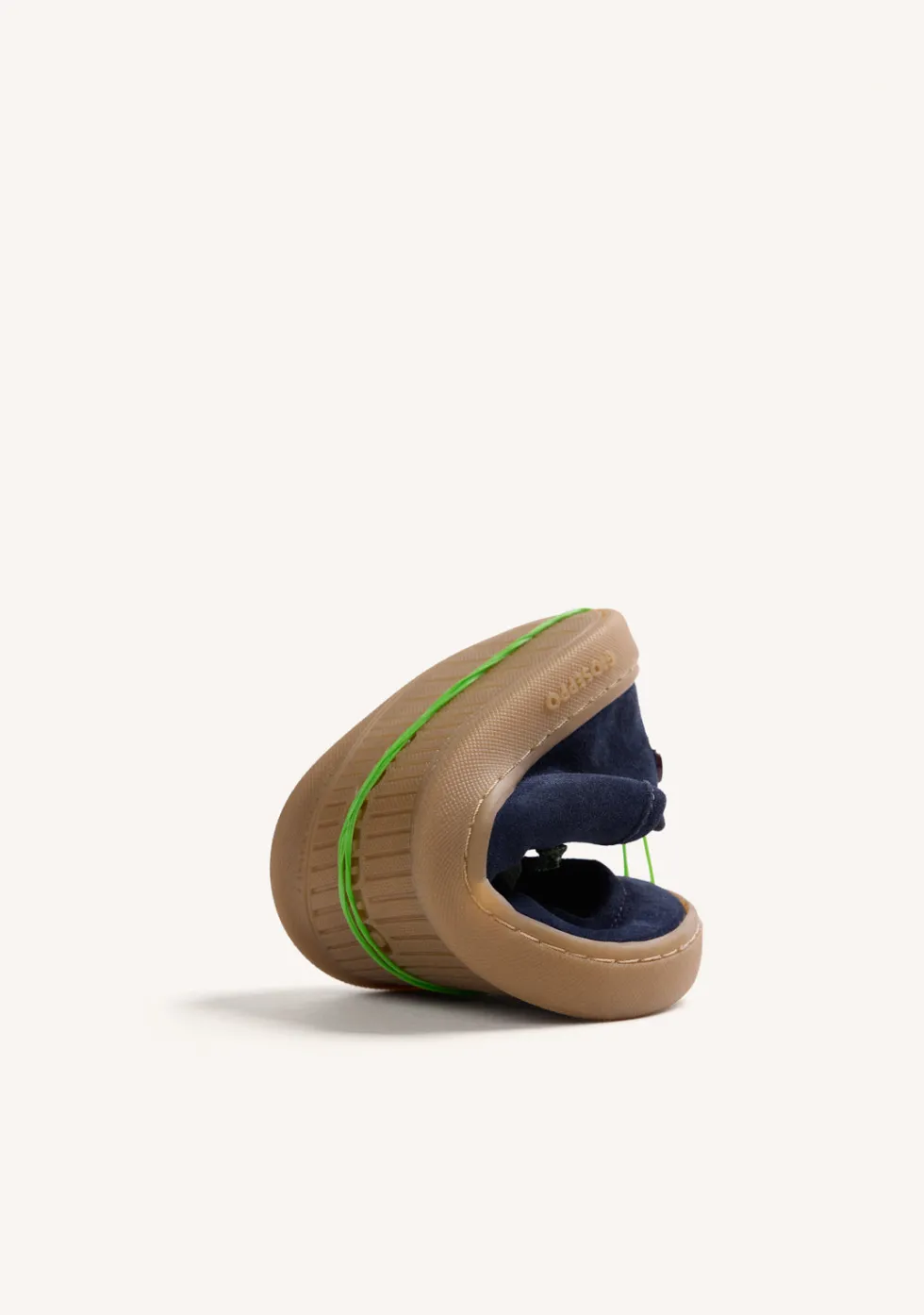 MOCASINES NÁUTICOS BAREFOOT AZUL PIEL