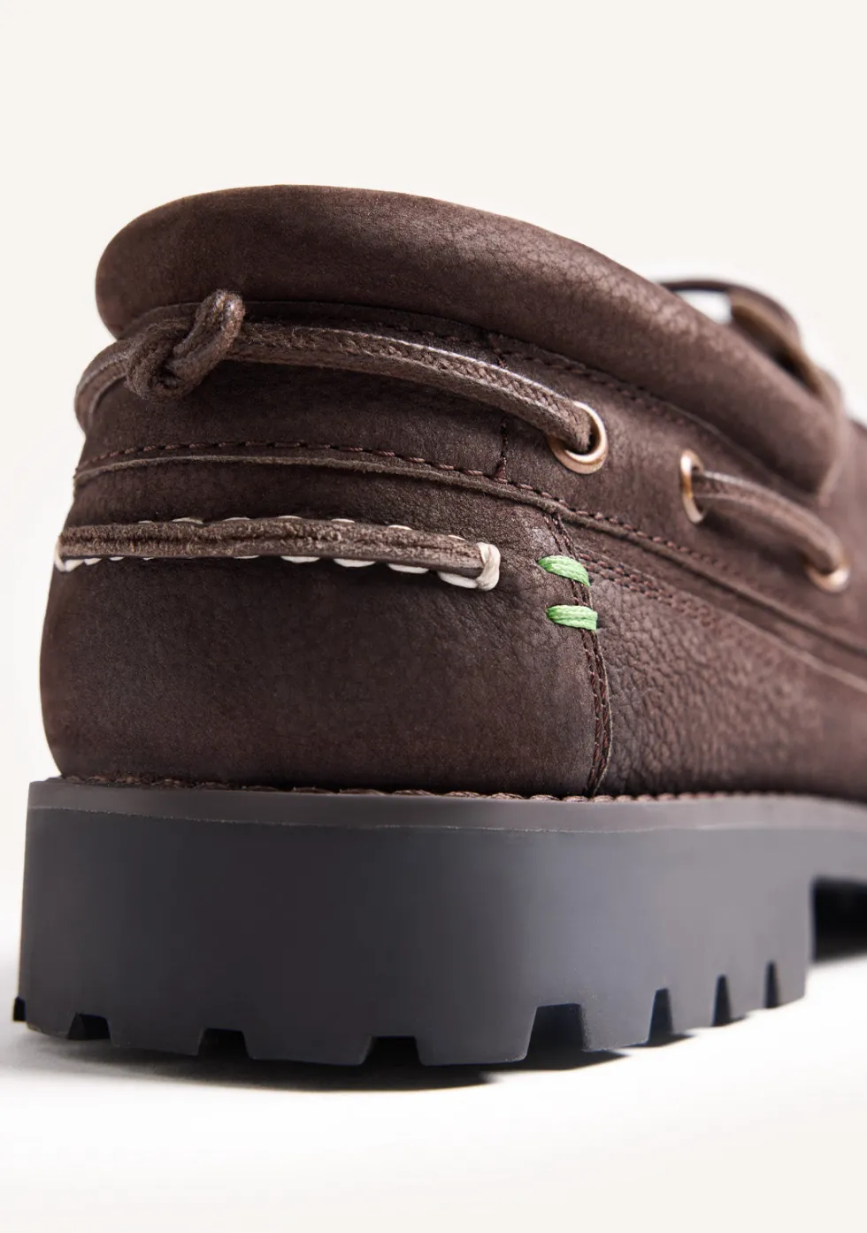 MOCASINES NÁUTICOS MARRÓN PIEL