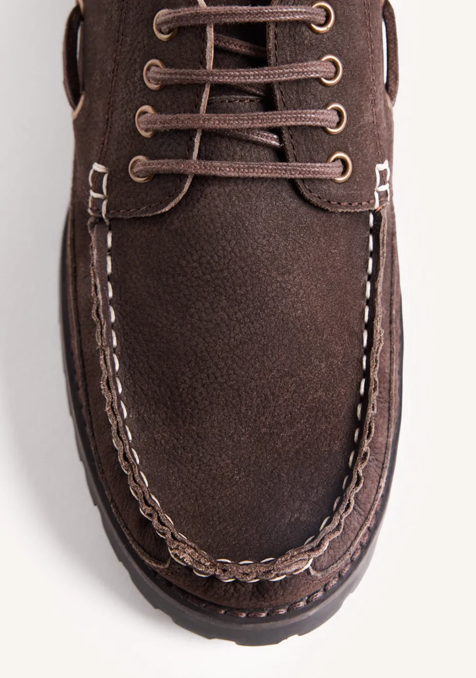 MOCASINES NÁUTICOS MARRÓN PIEL
