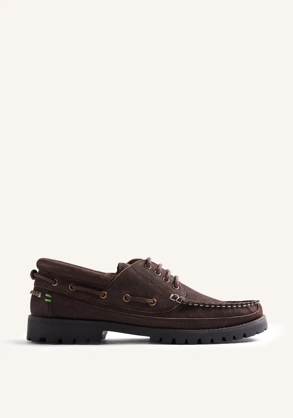 MOCASINES NÁUTICOS MARRÓN PIEL