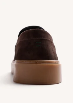 MOCASINES WALLABEE MARRÓN PIEL