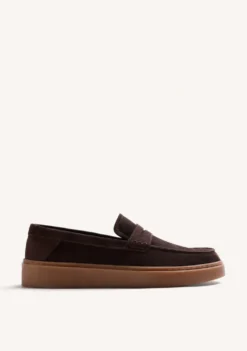 MOCASINES WALLABEE MARRÓN PIEL