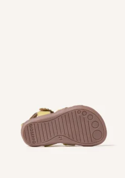 SANDALIAS BAREFOOT PIEL CALADA FLORES KABATI