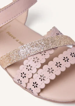 SANDALIAS BAREFOOT PIEL CALADA BRILLO MIKLEUS