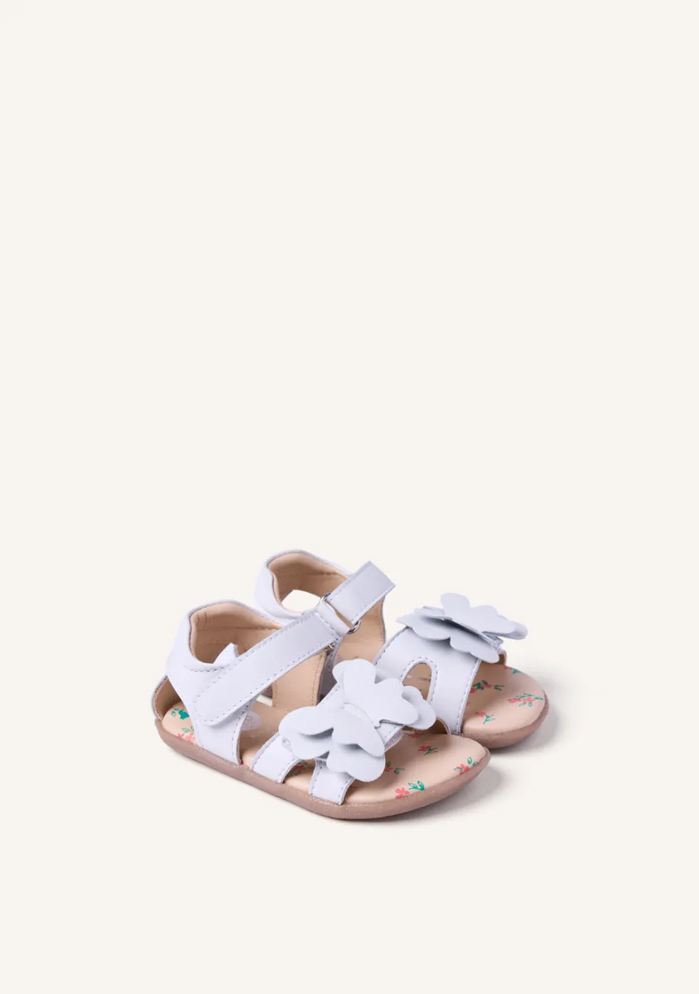 SANDALIAS BAREFOOT PIEL CON MARIPOSA NANDI