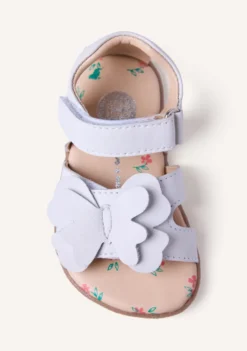 SANDALIAS BAREFOOT PIEL CON MARIPOSA NANDI