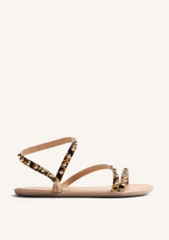 SANDALIAS BAREFOOT PIEL ESTAMPADO ANIMAL MOYALE