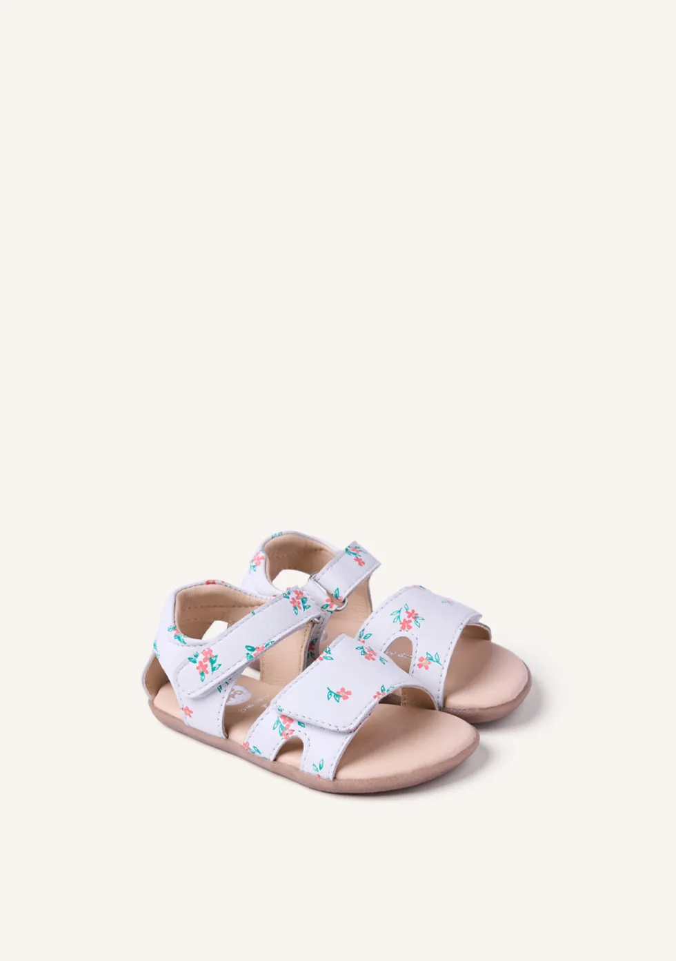 SANDALIAS BAREFOOT PIEL FLORES ARUSHA