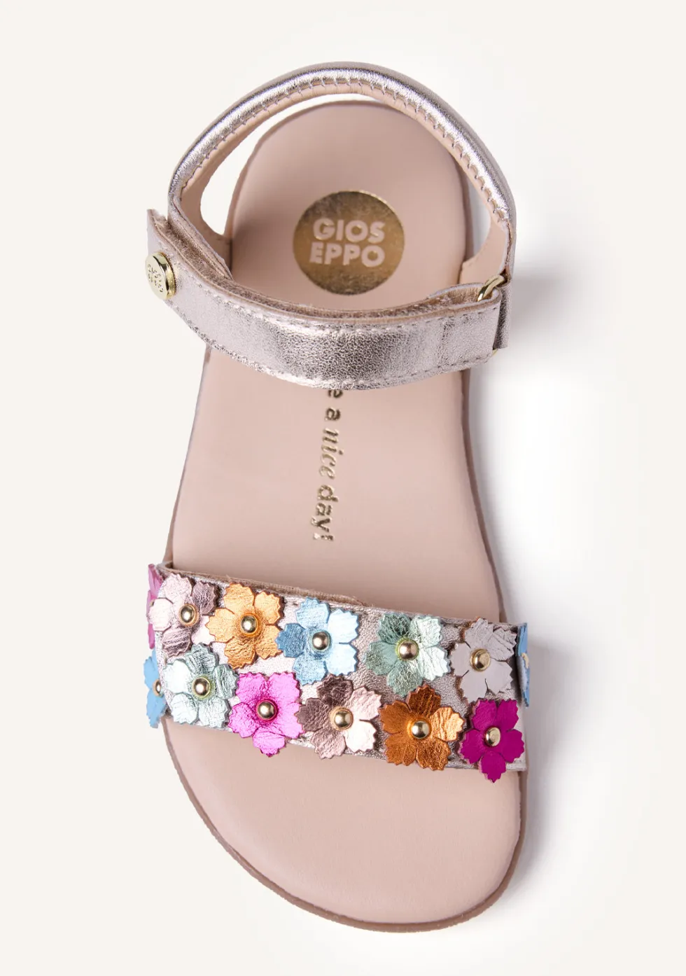 SANDALIAS BAREFOOT PIEL FLORES LOITOK