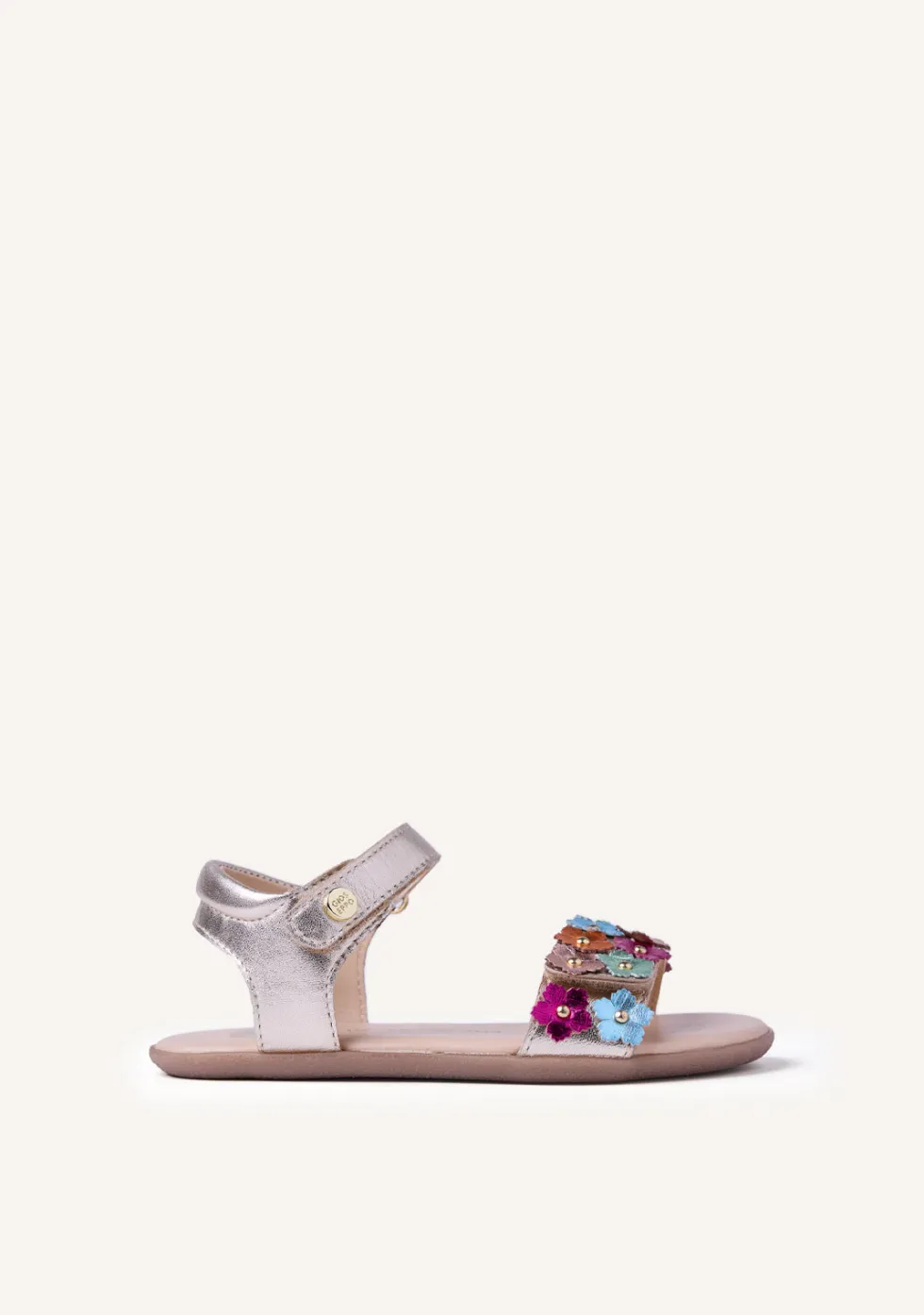 SANDALIAS BAREFOOT PIEL FLORES LOITOK