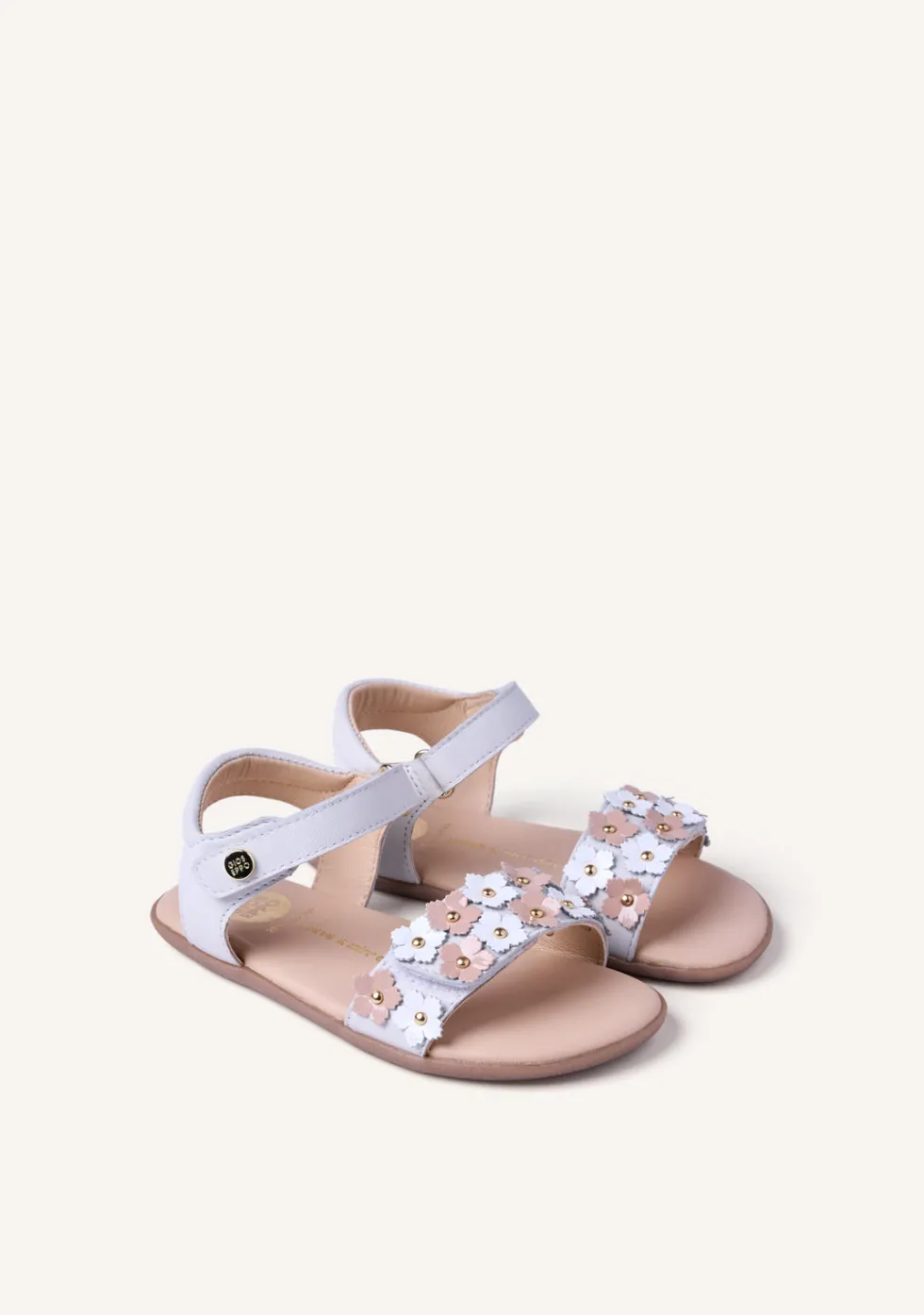 SANDALIAS BAREFOOT PIEL FLORES LOITOK