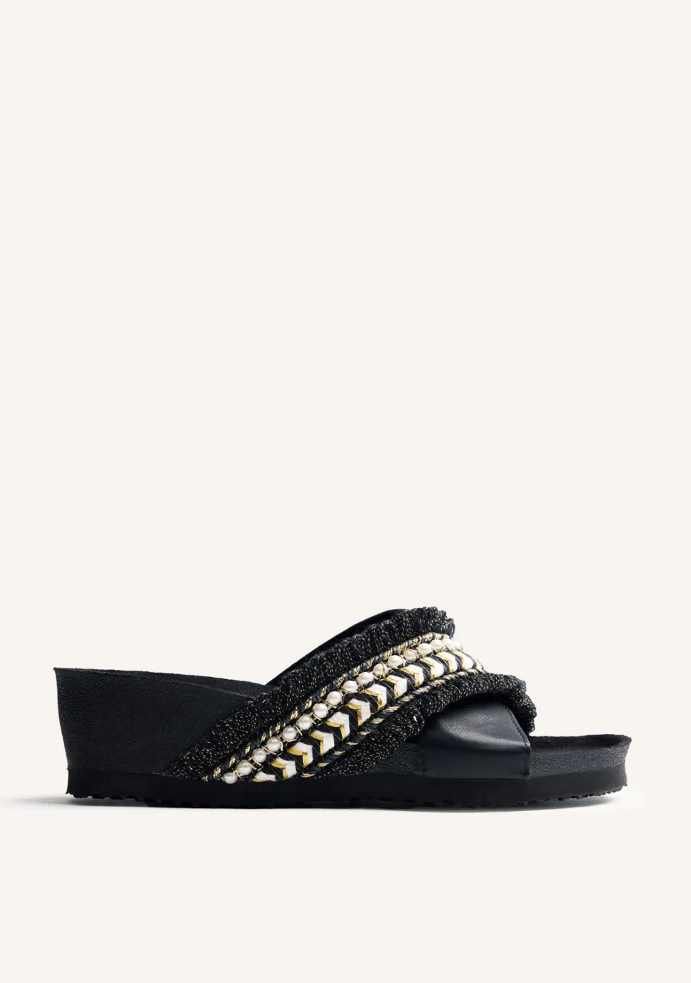 SANDALIAS BIO CUÑA ABALORIOS WADENA