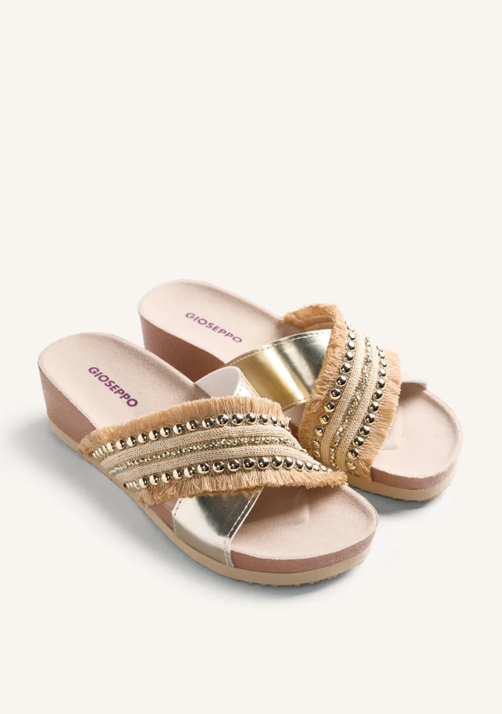 SANDALIAS BIO CUÑA TACHAS Y FLECOS SUMBAWA