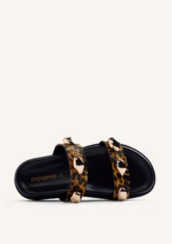 SANDALIAS BIO PIEL ESTAMPADO ANIMAL JOYAS OWENDALE