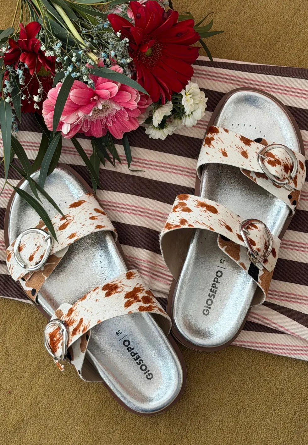 SANDALIAS BIO PIEL ESTAMPADO ANIMAL CARNEY