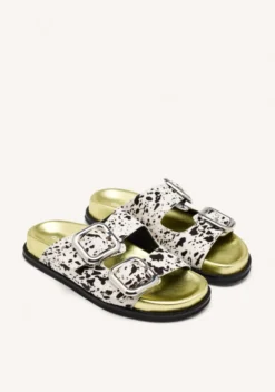 SANDALIAS BIO PIEL ESTAMPADO ANIMAL MIFFLIN