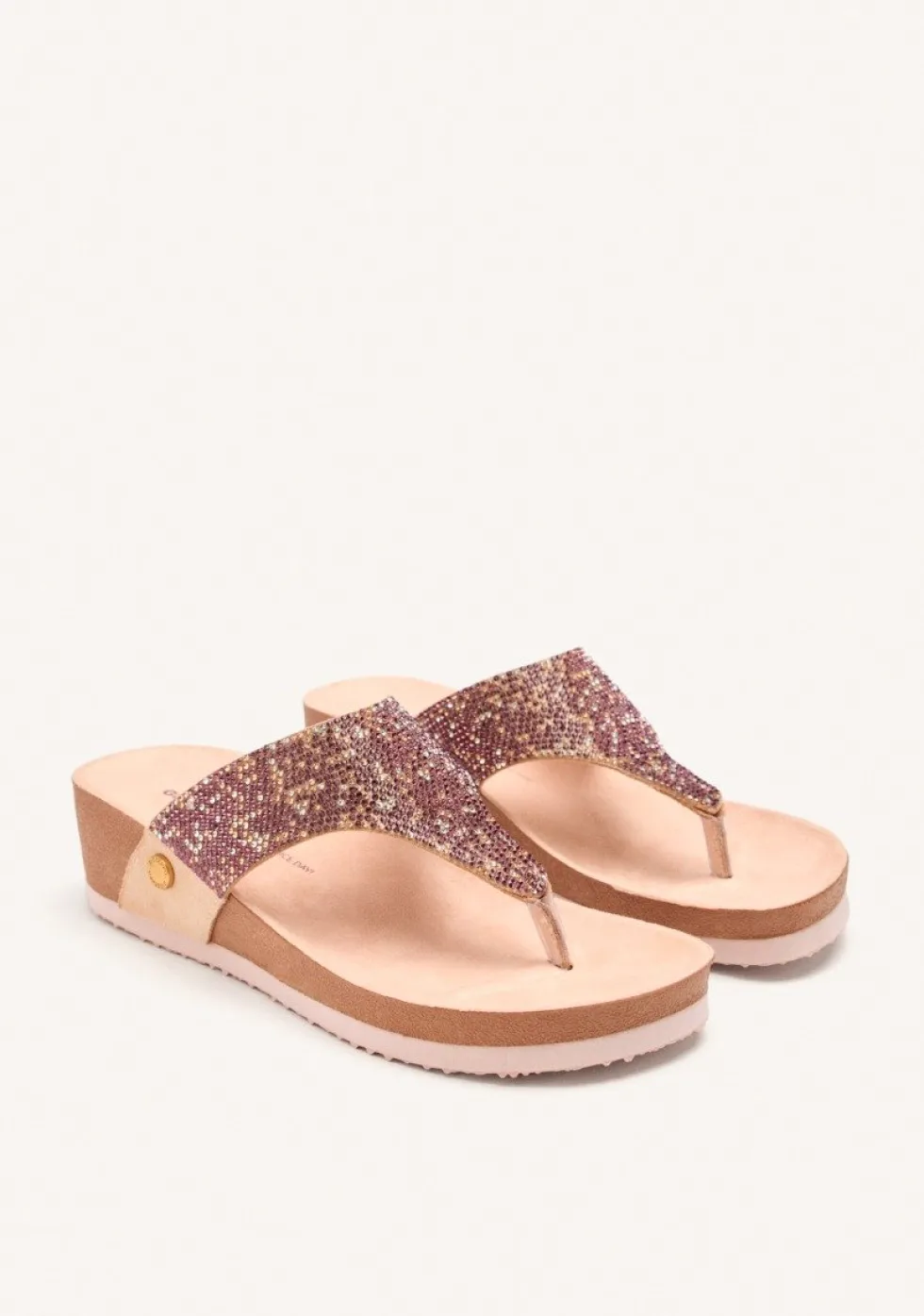SANDALIAS BRILLO CUÑA STODDARD