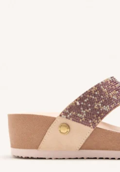 SANDALIAS BRILLO CUÑA STODDARD