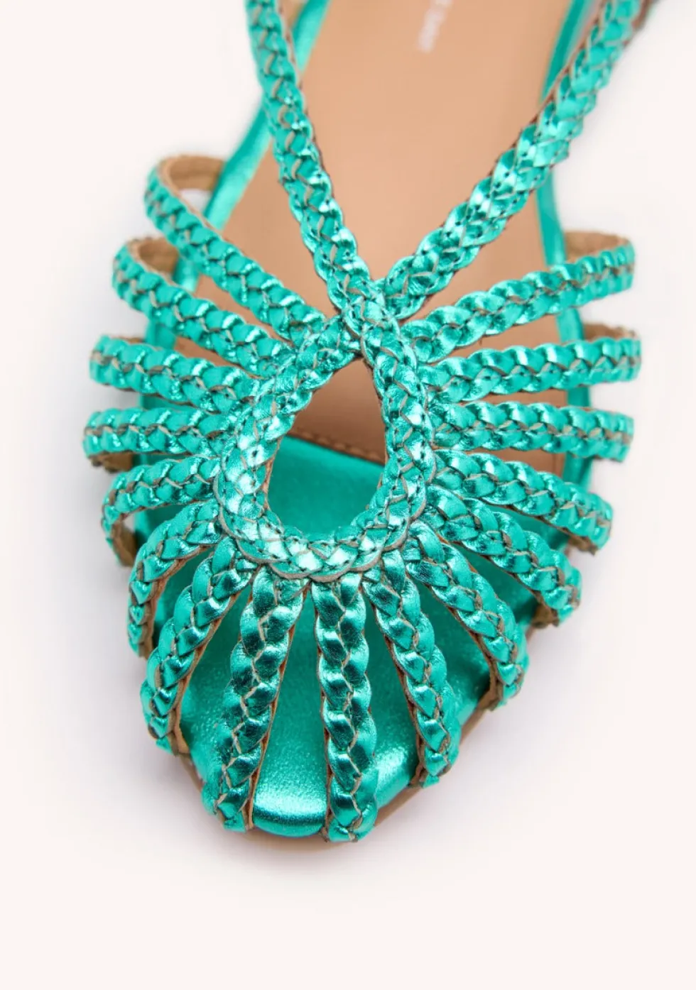 SANDALIAS CANGREJERAS PIEL TRENZADA HINGHAM