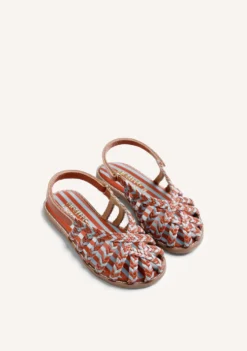 SANDALIAS CANGREJERAS PIEL TRENZADA BY MARÍA G. DE JAIME