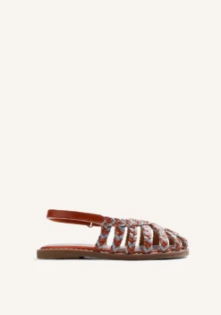 SANDALIAS CANGREJERAS PIEL TRENZADA BY MARÍA G. DE JAIME