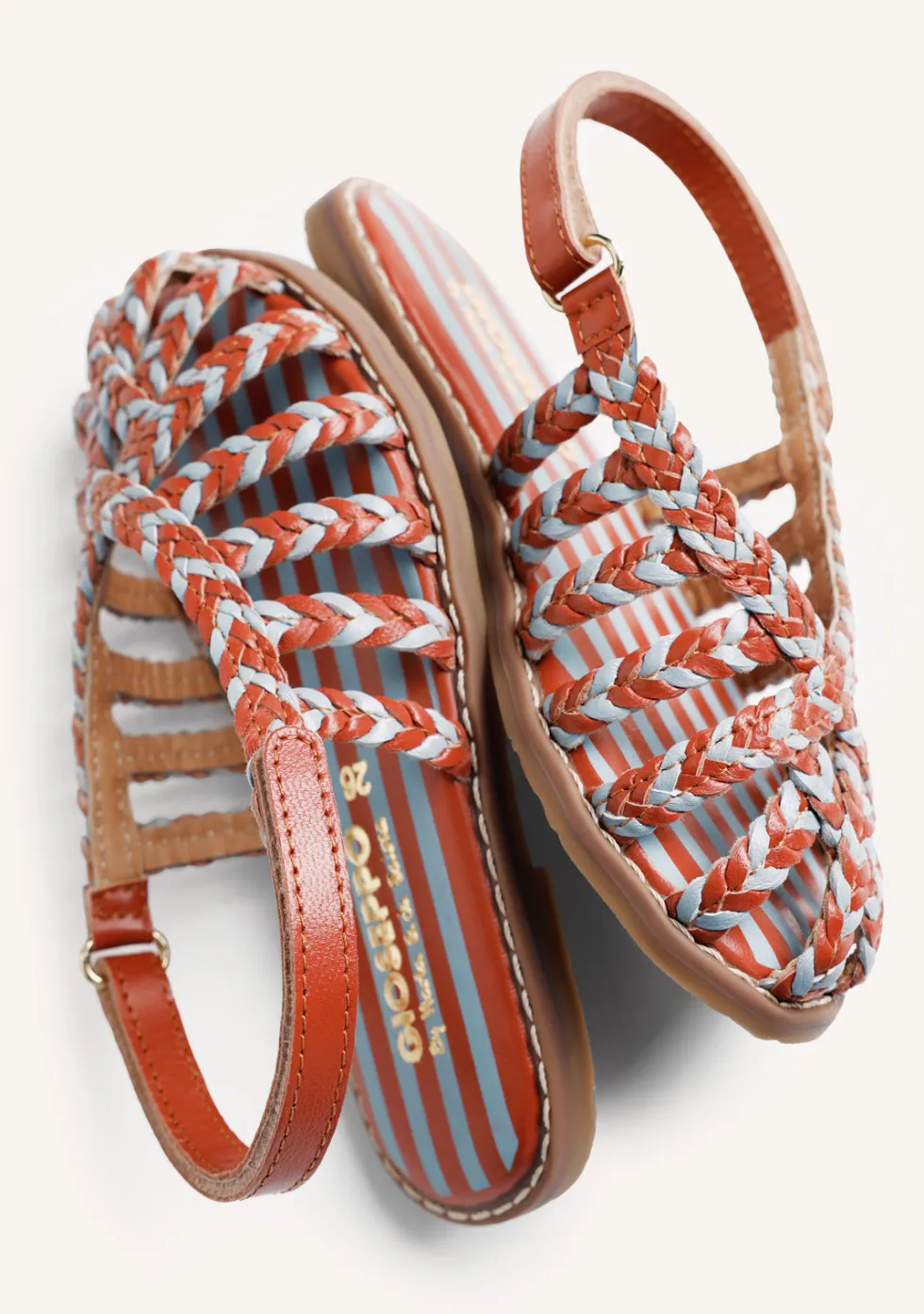 SANDALIAS CANGREJERAS PIEL TRENZADA BY MARÍA G. DE JAIME