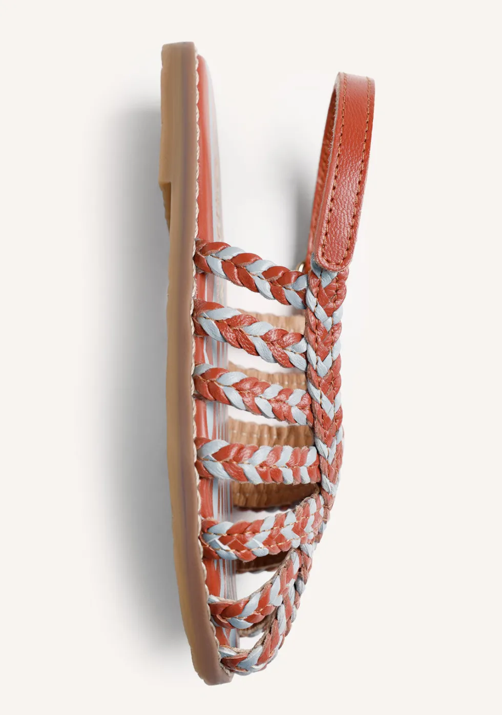 SANDALIAS CANGREJERAS PIEL TRENZADA BY MARÍA G. DE JAIME