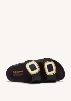SANDALIAS COLOR OFF-WHITE ESTILO BIO CON ADORNO JOYA PARA MUJER BUDAORS