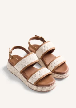 SANDALIAS CUÑA CROCHET CHEPTAIS
