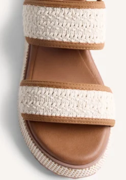 SANDALIAS CUÑA CROCHET CHEPTAIS