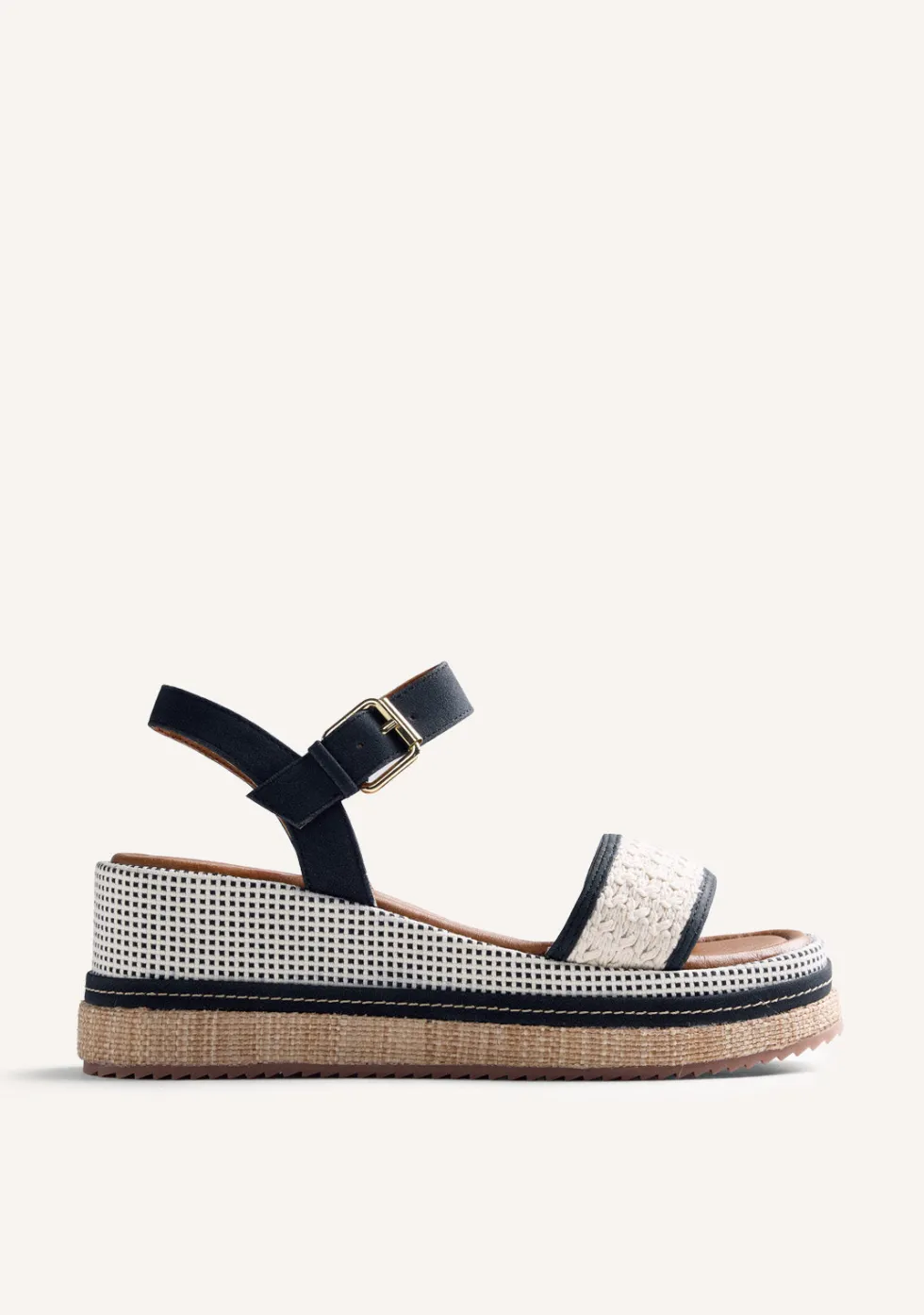 SANDALIAS CUÑA CROCHET ISOKO