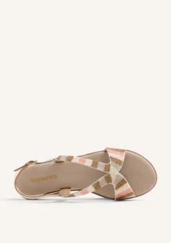 SANDALIAS CUÑA PIEL CUENTAS SCHOEPKE