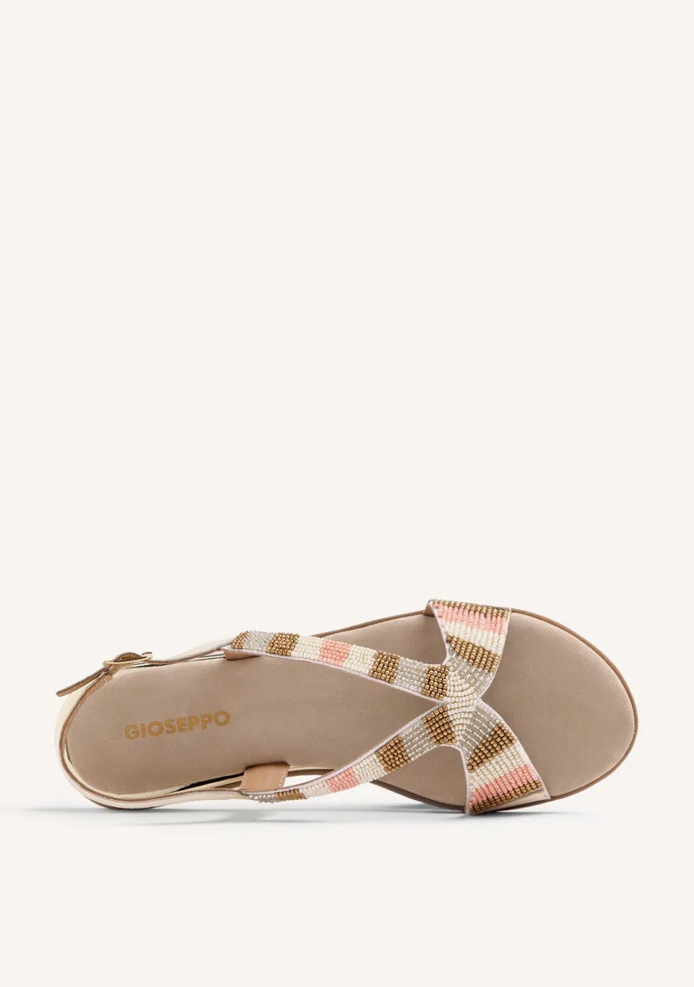 SANDALIAS CUÑA PIEL CUENTAS SCHOEPKE