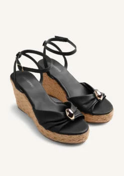 SANDALIAS CUÑA PIEL JOYA SOUDAN