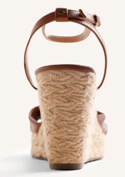SANDALIAS CUÑA PIEL JOYA SOUDAN