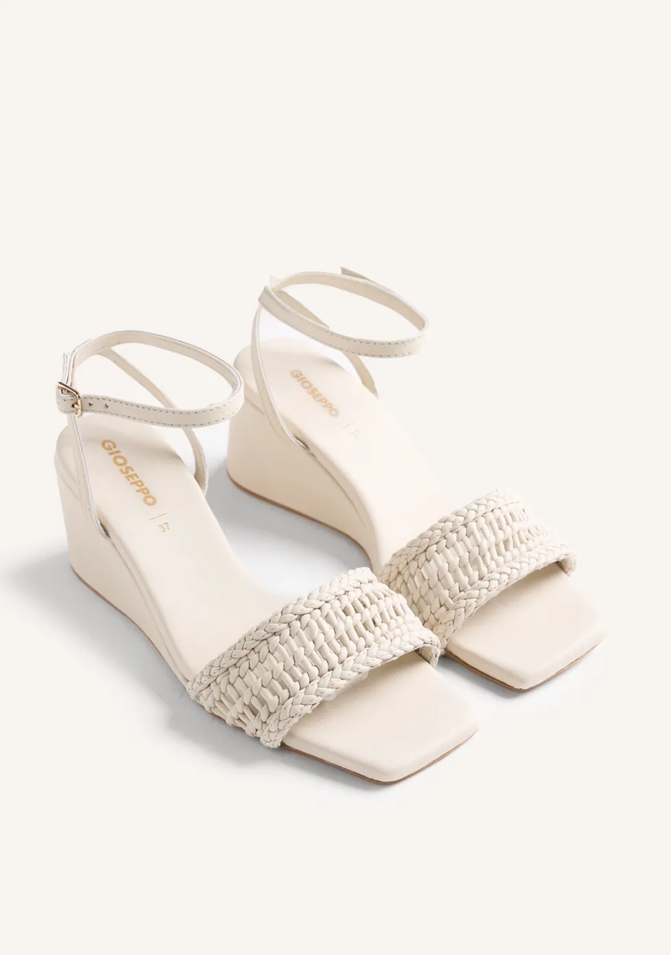 SANDALIAS CUÑA PIEL TRENZADA MARERENI