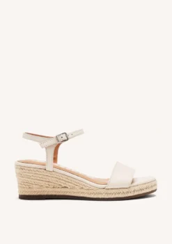SANDALIAS CUÑA PIEL YALAHA