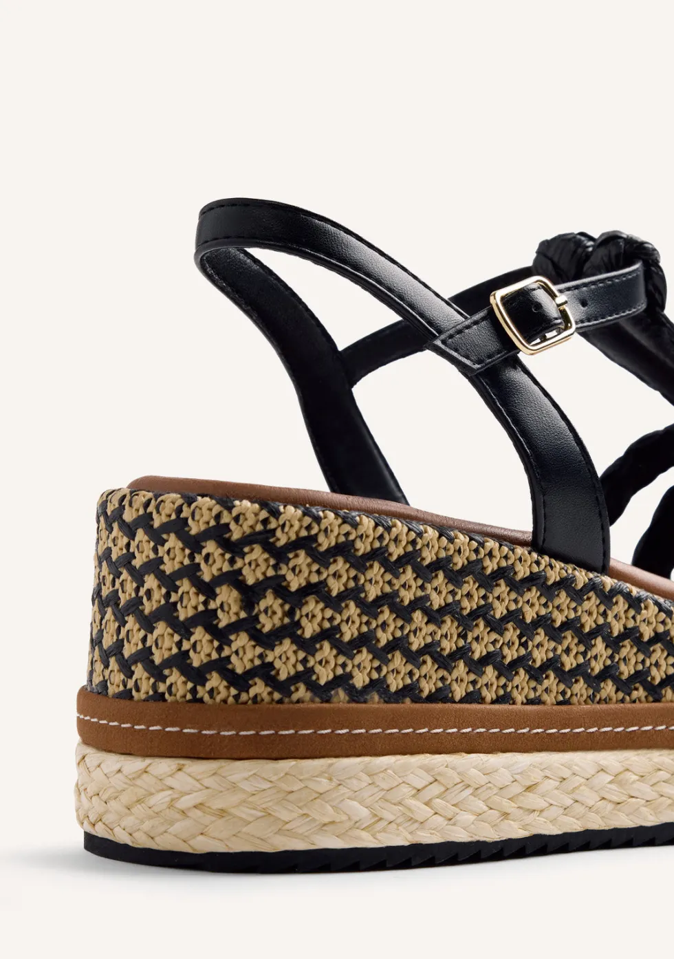 SANDALIAS CUÑA RAFIA HARCOURT