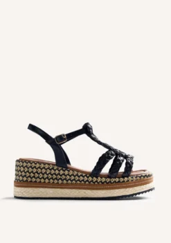 SANDALIAS CUÑA RAFIA HARCOURT