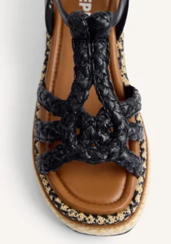 SANDALIAS CUÑA RAFIA HARCOURT