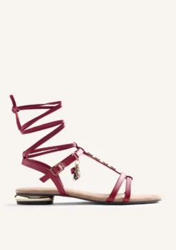 SANDALIAS PIEL ABALORIOS KINAMBA