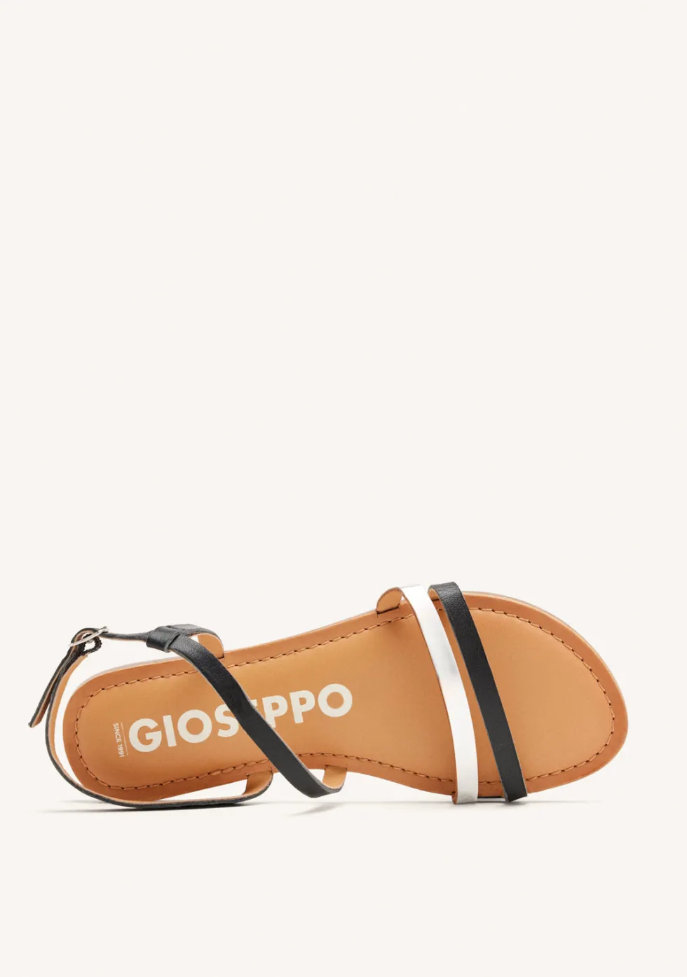 SANDALIAS PIEL BICOLOR BARGEME