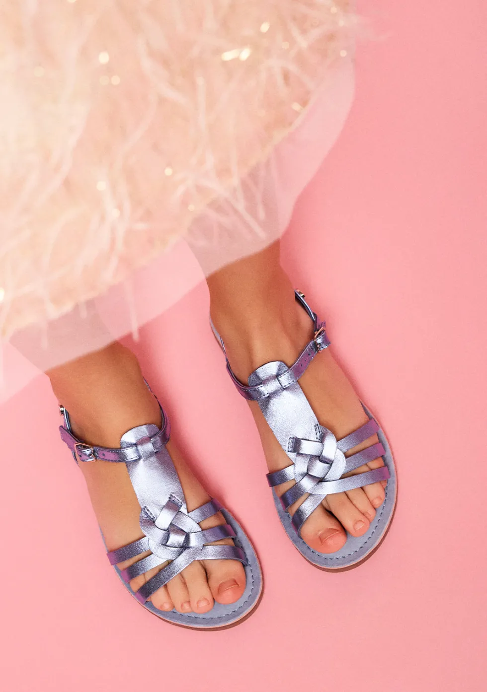 SANDALIAS PIEL BRILLO BEARSDEN